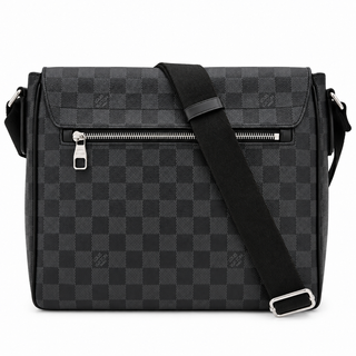 LOUIS VUITTON | Damier Graphite District MM Messenger Bag