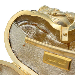 JUDITH LEIBER | Chinese Foo Dog Crystal Minaudière Clutch