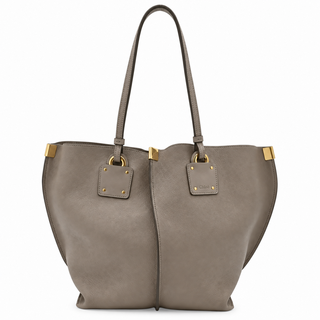 CHLOE | Taupe Grained Leather Tote Bag
