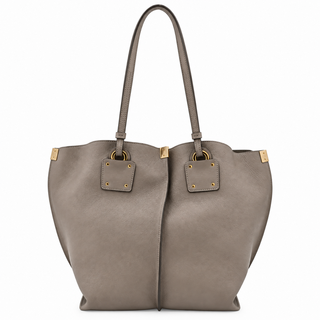 CHLOE | Taupe Grained Leather Tote Bag