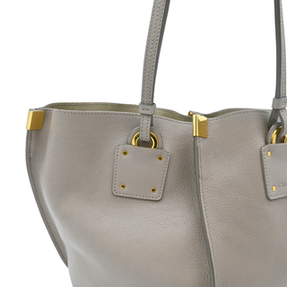 CHLOE | Taupe Grained Leather Tote Bag