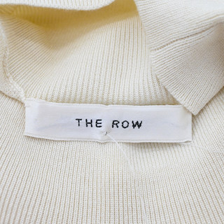 THE ROW | Ivory Silk & Cotton Oversized Turtleneck Sweater