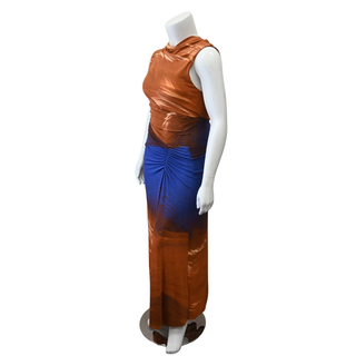 SIMKHAI | Ruched Ombré Sleeveless Maxi Dress