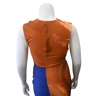 SIMKHAI | Ruched Ombré Sleeveless Maxi Dress