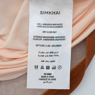 SIMKHAI | Ruched Ombré Sleeveless Maxi Dress