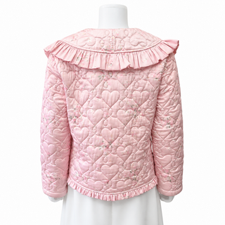 LOVESHACKFANCY | Jolyn Dusted Pearl Quilted Jacket