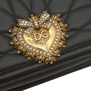 DOLCE & GABBANA | Quilted Nappa Leather Devotion Bag