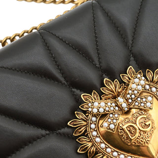 DOLCE & GABBANA | Quilted Nappa Leather Devotion Bag