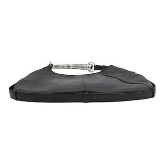 YSL | Black Leather Mombasa Shoulder Bag
