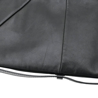 YSL | Black Leather Mombasa Shoulder Bag
