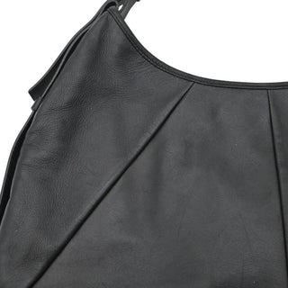YSL | Black Leather Mombasa Shoulder Bag