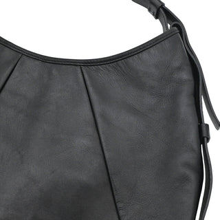 YSL | Black Leather Mombasa Shoulder Bag