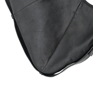 YSL | Black Leather Mombasa Shoulder Bag