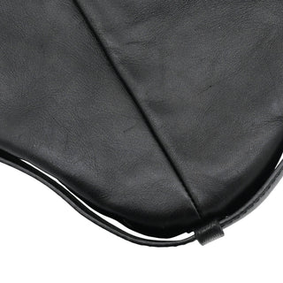 YSL | Black Leather Mombasa Shoulder Bag