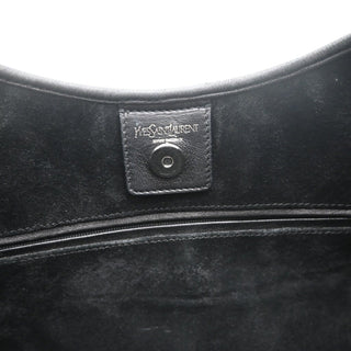YSL | Black Leather Mombasa Shoulder Bag