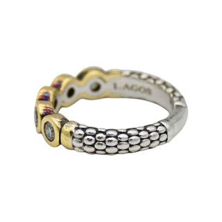 LAGOS | Caviar Diamond Stacking Ring