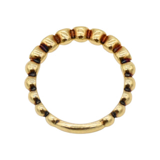 LAGOS | Caviar 18K Yellow Gold Black Diamond Ring