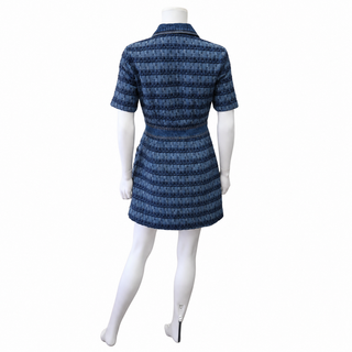 JASON WU | Denim Bouclé Tweed Mini Dress