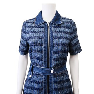 JASON WU | Denim Bouclé Tweed Mini Dress