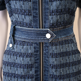 JASON WU | Denim Bouclé Tweed Mini Dress