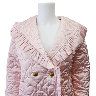 LOVESHACKFANCY | Jolyn Dusted Pearl Quilted Jacket