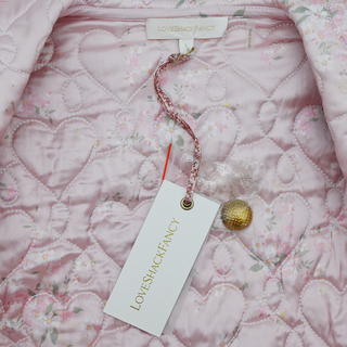 LOVESHACKFANCY | Jolyn Dusted Pearl Quilted Jacket