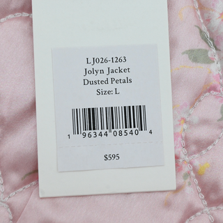 LOVESHACKFANCY | Jolyn Dusted Pearl Quilted Jacket