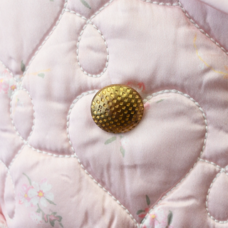 LOVESHACKFANCY | Jolyn Dusted Pearl Quilted Jacket