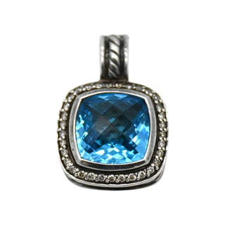 DAVID YURMAN | Albion Blue Topaz & Diamond Sterling Silver Pendant