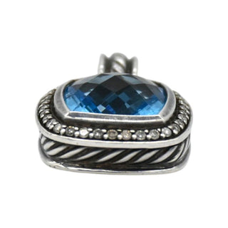 DAVID YURMAN | Albion Blue Topaz & Diamond Sterling Silver Pendant