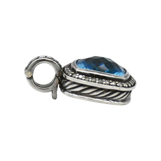 DAVID YURMAN | Albion Blue Topaz & Diamond Sterling Silver Pendant