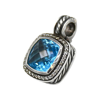 DAVID YURMAN | Albion Blue Topaz & Diamond Sterling Silver Pendant