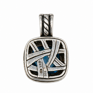 DAVID YURMAN | Albion Blue Topaz & Diamond Sterling Silver Pendant