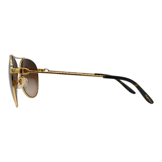 RALPH LAUREN | Gold-Tone Aviator Sunglasses