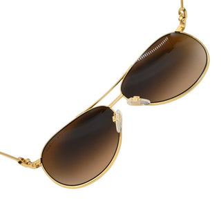 RALPH LAUREN | Gold-Tone Aviator Sunglasses