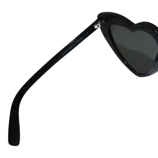 SAINT LAURENT | Black SL 181 Loulou Heart-Shaped Sunglasses