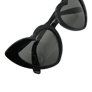 SAINT LAURENT | Black SL 181 Loulou Heart-Shaped Sunglasses