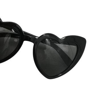 SAINT LAURENT | Black SL 181 Loulou Heart-Shaped Sunglasses