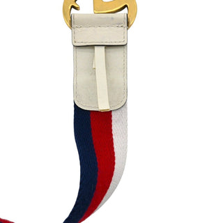GUCCI | GG Marmont Web Stripe Canvas Belt
