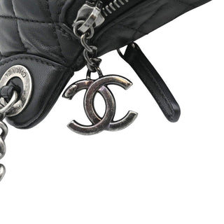 CHANEL | Quilted Leather CC Charm Belt Bag