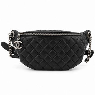 CHANEL | Quilted Leather CC Charm Belt Bag