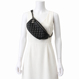 CHANEL | Quilted Leather CC Charm Belt Bag