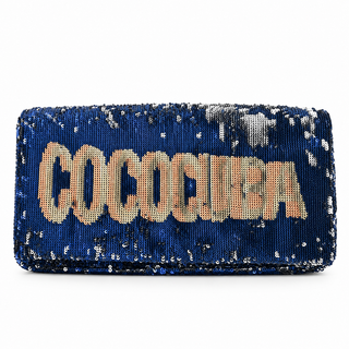 CHANEL | Coco Cuba Sequin Embellished Logo Flap Shoulder Bag