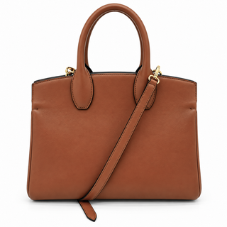 FERRAGAMO | Gancini Lock Leather Top Handle Satchel