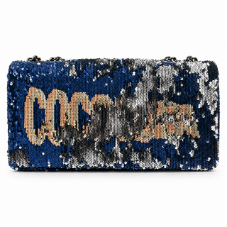 CHANEL | Coco Cuba Sequin Embellished Logo Flap Shoulder Bag