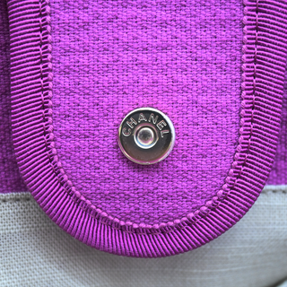 Deauville Large Logo Knit Tote Bag