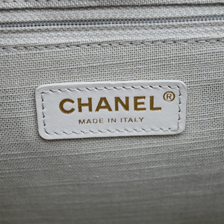 CHANEL | Deauville Large Logo Knit Tote Bag