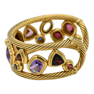 DAVID YURMAN | Mosaic Multistone & Diamond Cuff Bracelet