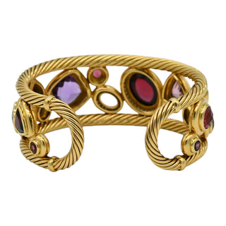 DAVID YURMAN | Mosaic Multistone & Diamond Cuff Bracelet