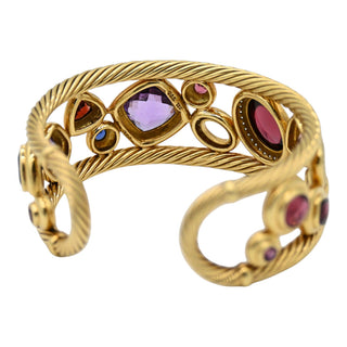 DAVID YURMAN | Mosaic Multistone & Diamond Cuff Bracelet